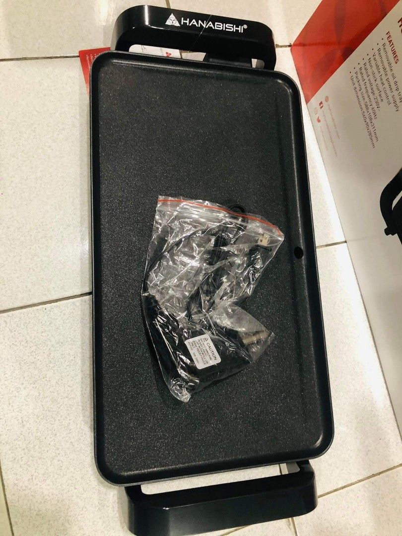 Hanabishi Electric Griller HGRILL50, Furniture & Home Living