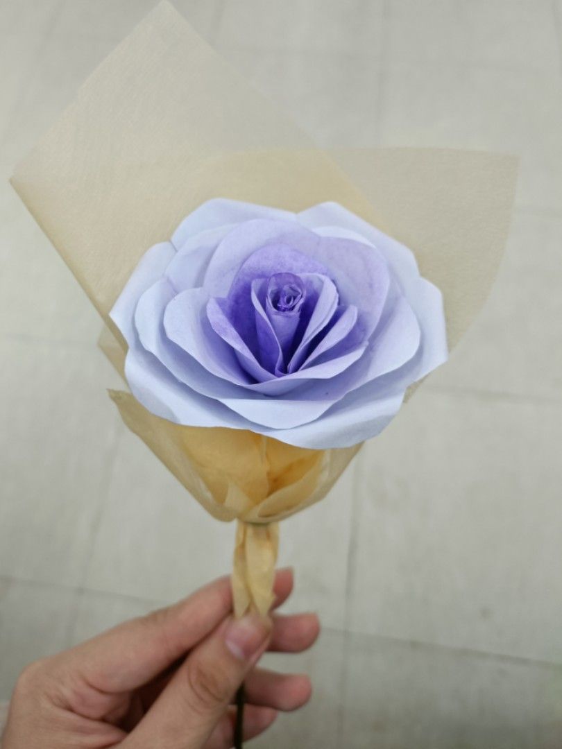 Handmade Paper Flower Bouquet, Hobbies & Toys, Stationery & Craft
