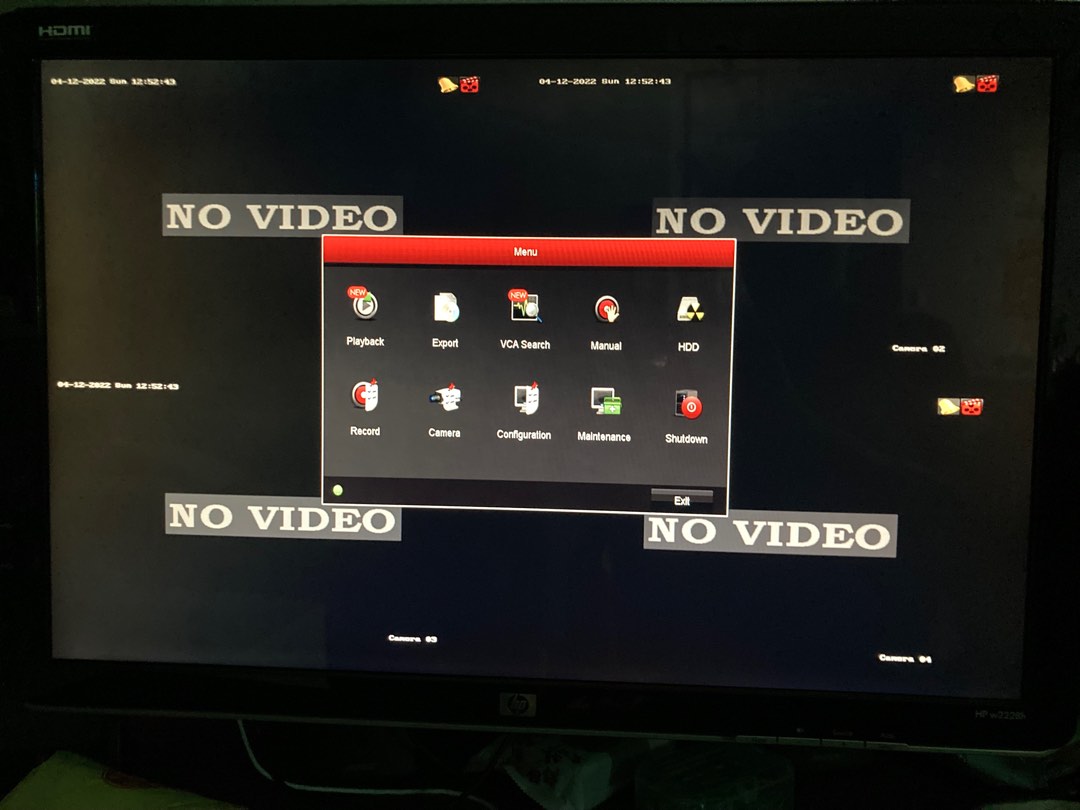 hikvision cloud NVR with HD cam, Furniture & Home Living, Security