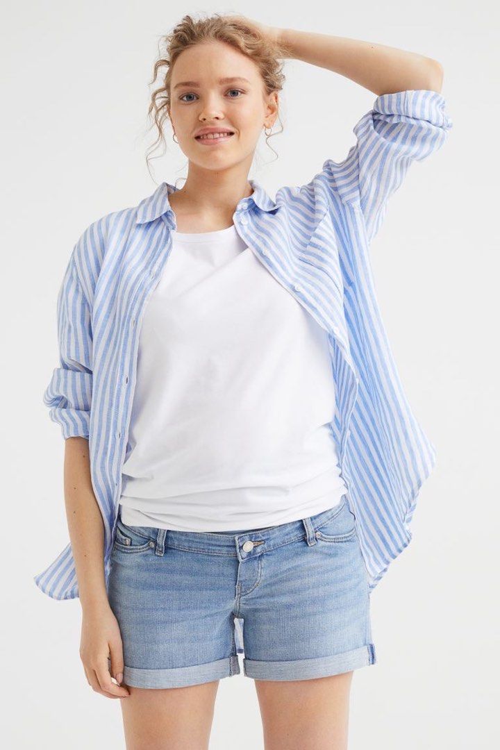 H&m clearance maternity shorts