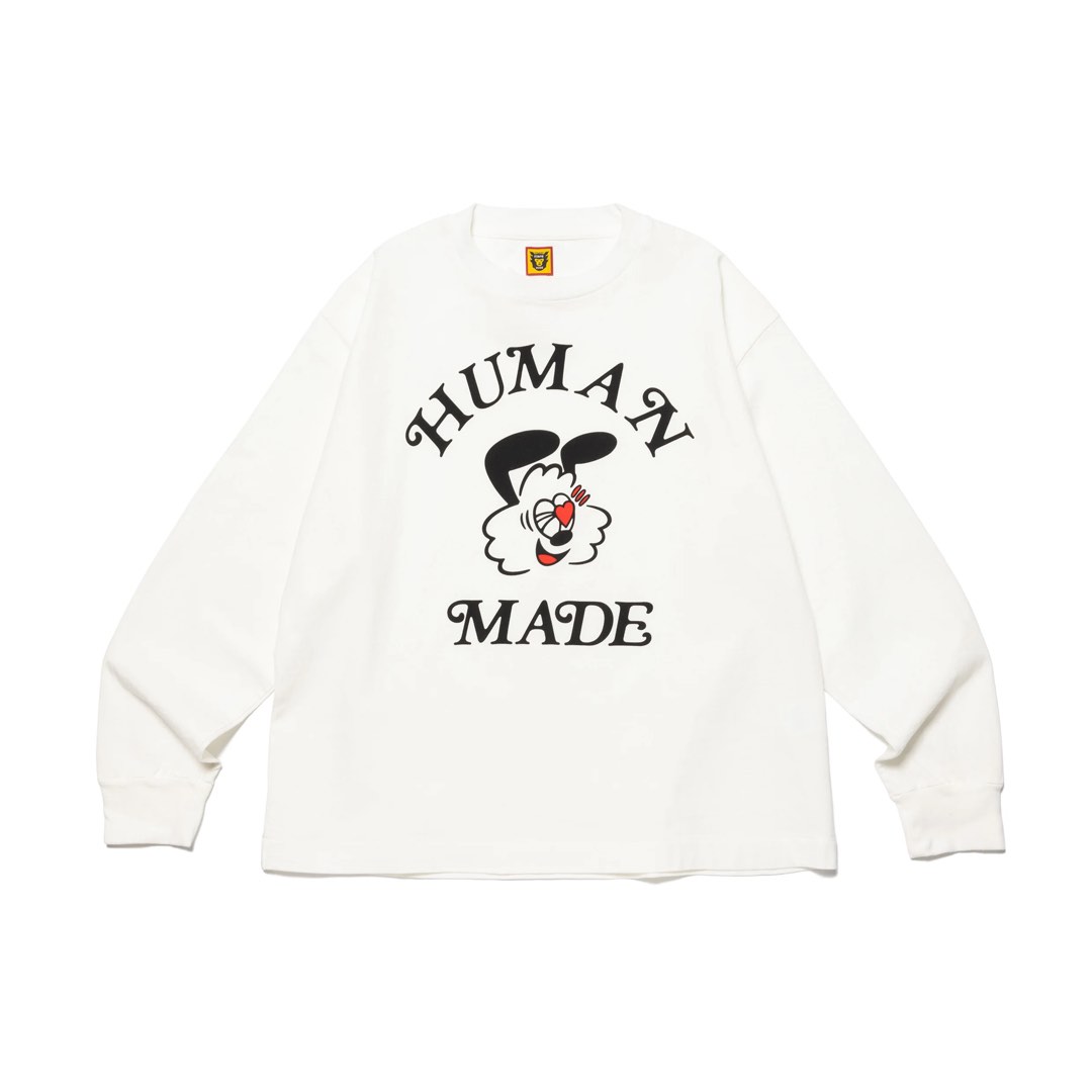 Human Made Girls Dont Cry DC Valentine's Day L/S Tee size L, 男裝