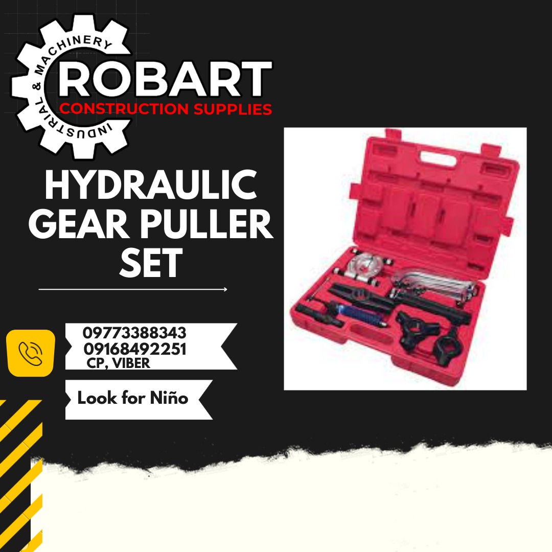 HYDRAULIC GEAR PULLER SET, Commercial & Industrial, Construction Tools & Equipment on Carousell