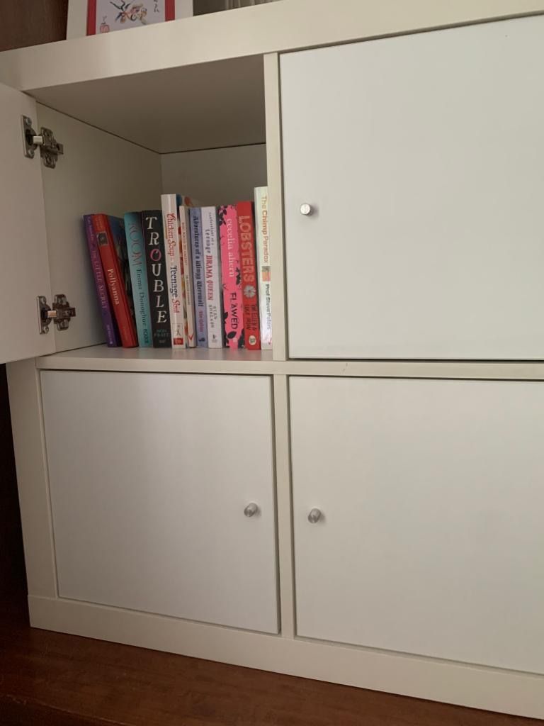 IKEA Bookcase with doors, Furniture & Home Living, Furniture, Shelves
