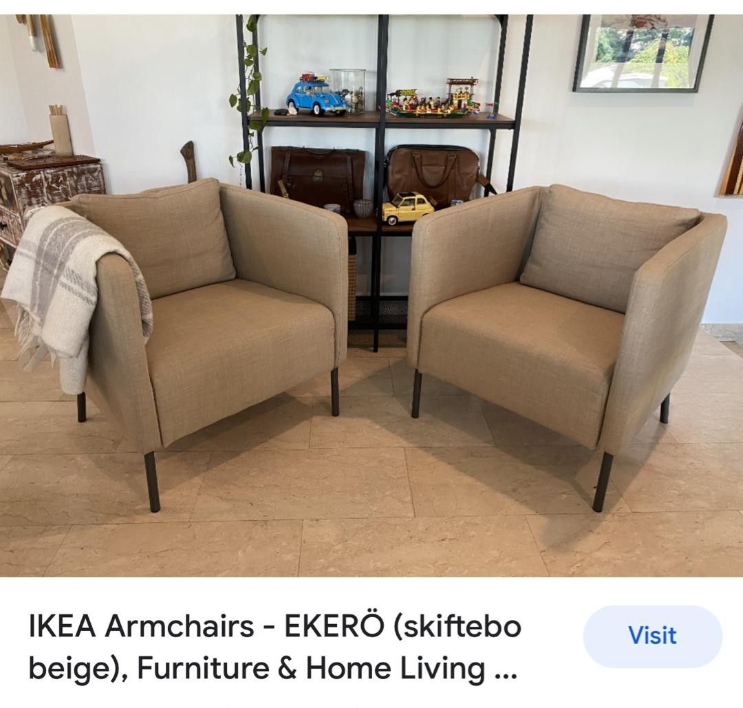 IKEA EKERO ARMCHAIR, Furniture & Home Living, Furniture, Chairs on