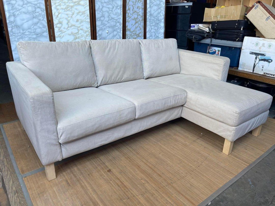 Ikea karlstad Lshape sofa set, Furniture & Home Living, Furniture