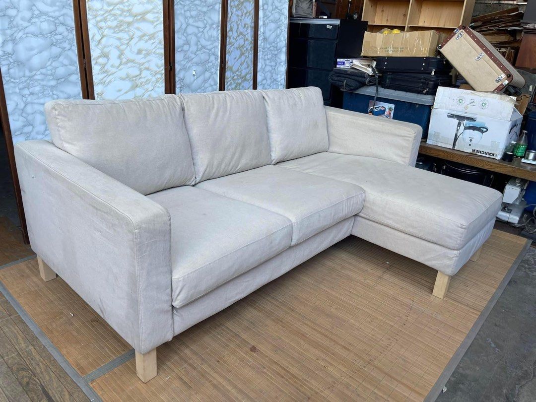 Ikea karlstad Lshape sofa set, Furniture & Home Living, Furniture