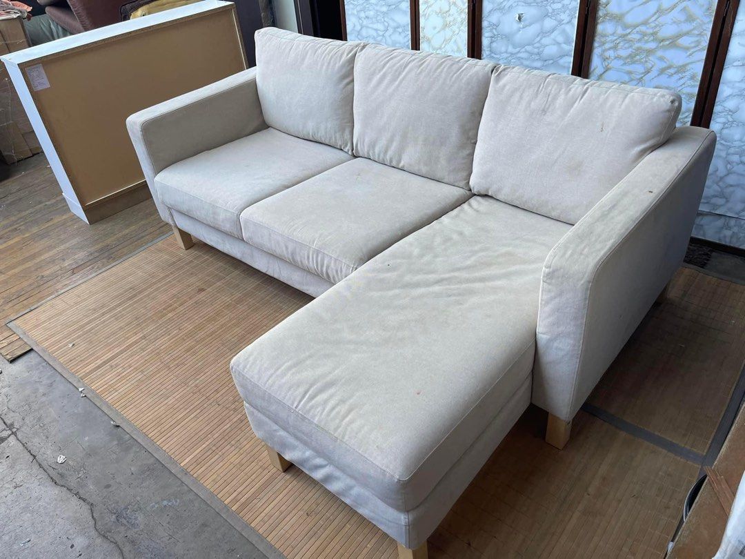 Ikea karlstad Lshape sofa set, Furniture & Home Living, Furniture