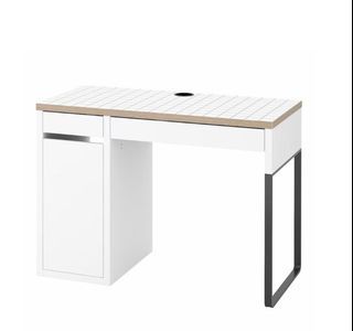 IKEA Micke Desk (White and Anthracite)