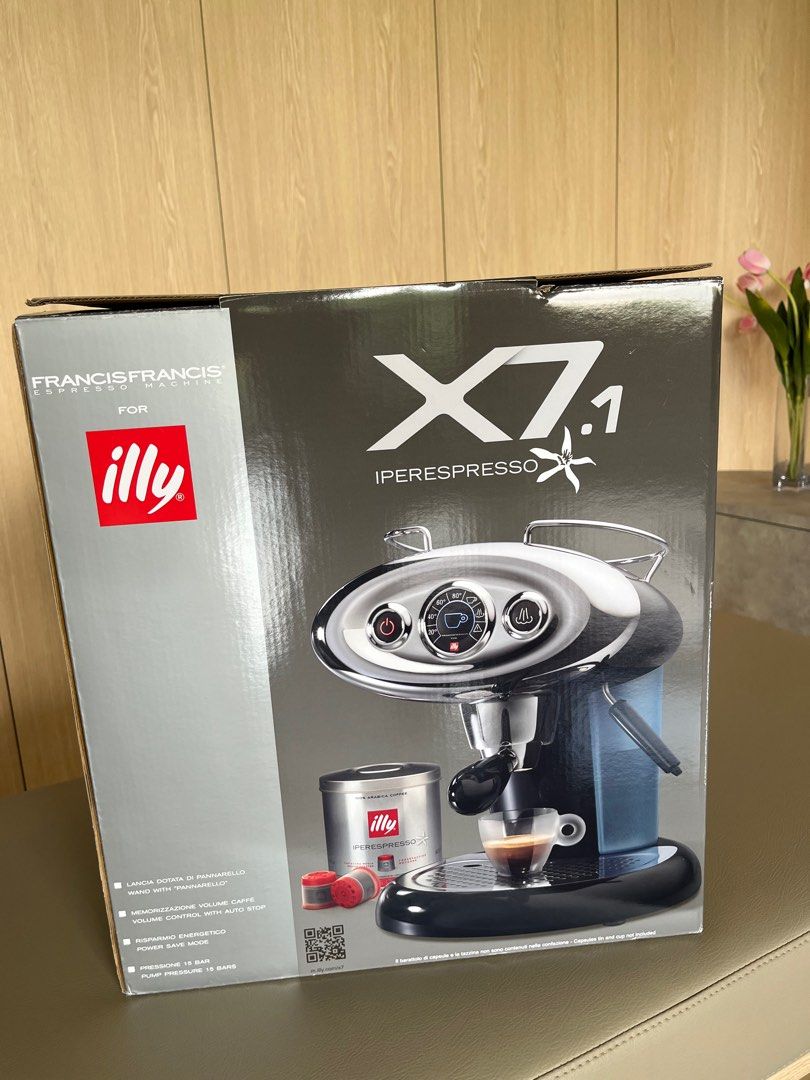 Illy X7.1 Espresso Machine, TV & Home Appliances, Kitchen Appliances