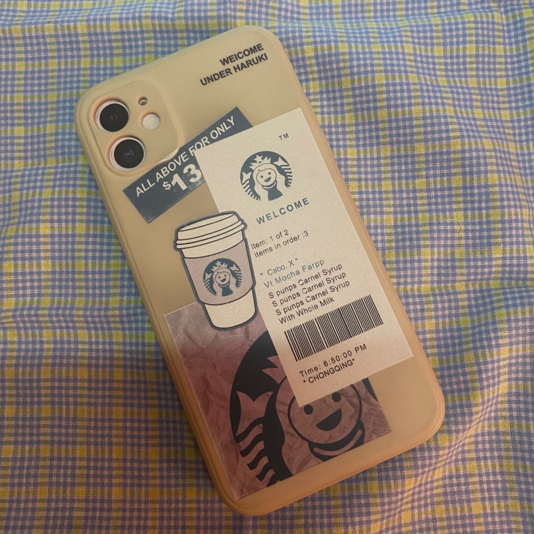 IPHONE 11 Starbucks Inspired Case, Mobile Phones & Gadgets, Mobile & Gadget Accessories, Cases