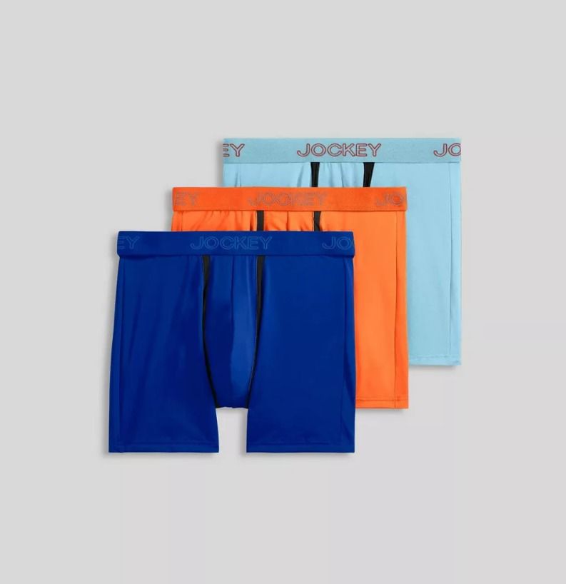Jockey Generation Boxer Briefs 3Pack No Chafe Pouch Microfiber Stretch