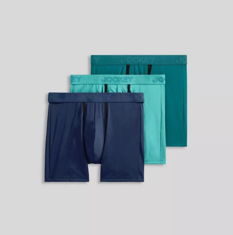 Jockey Generation Boxer Briefs 3Pack No Chafe Pouch Microfiber Stretch