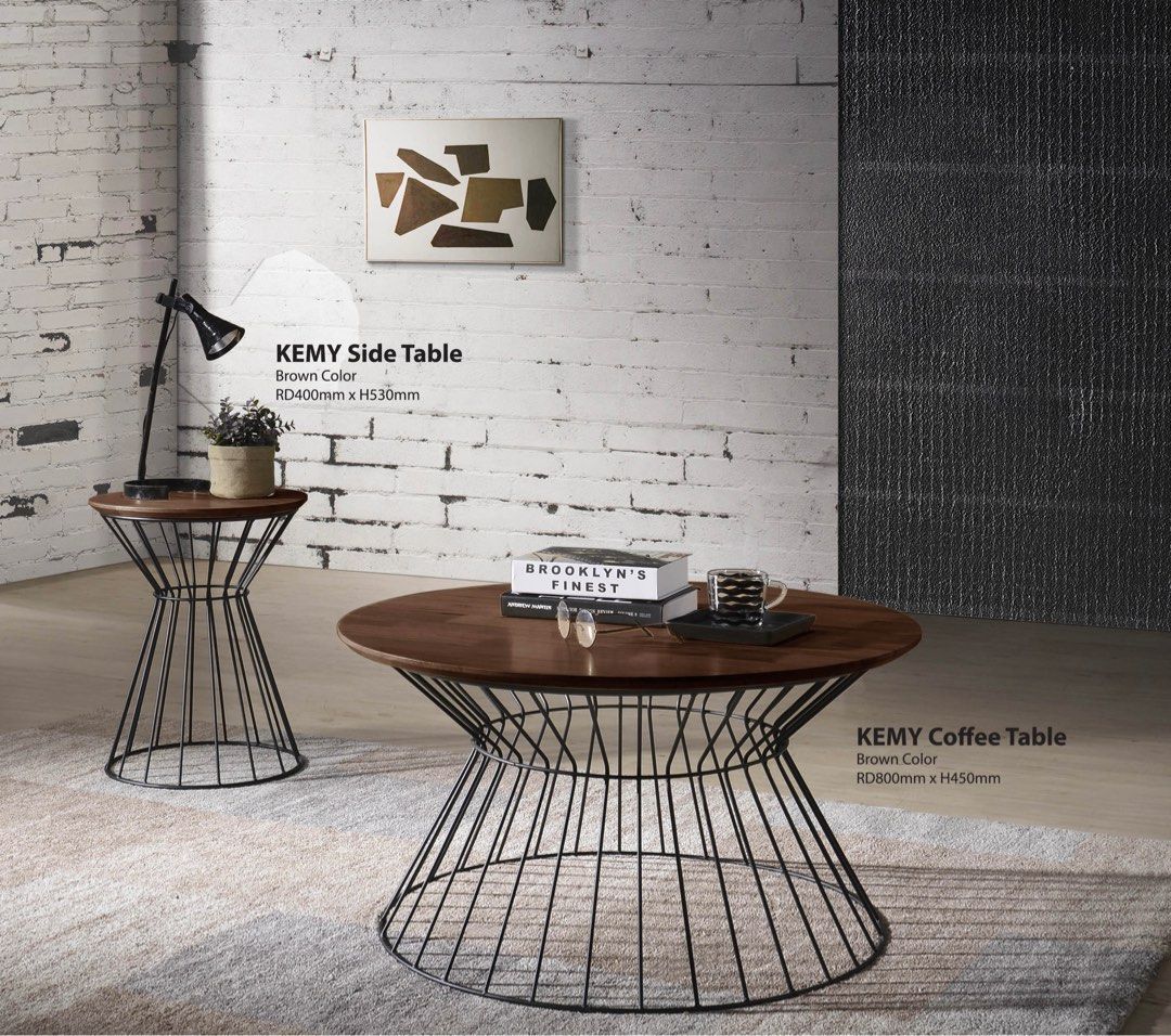 KEMY side table muji style, Furniture & Home Living, Furniture, Tables