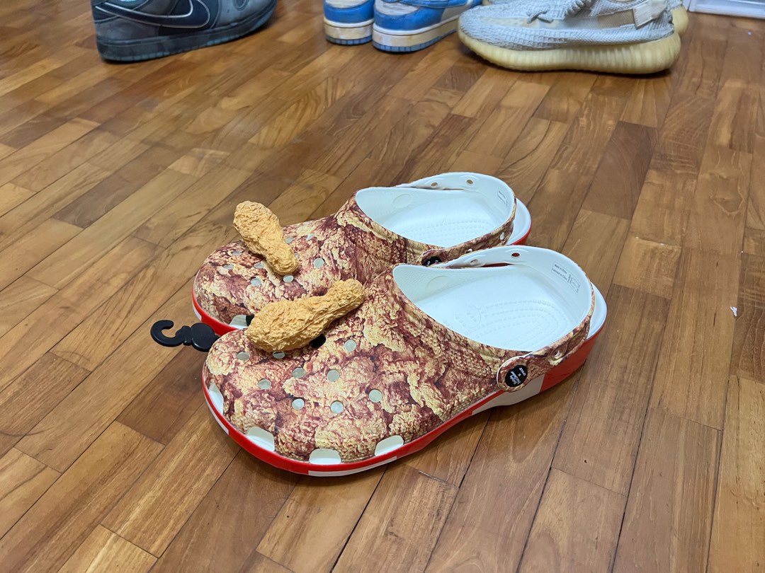 KFC X Crocs Clogs Men s Fashion Footwear Flipflops and Slides