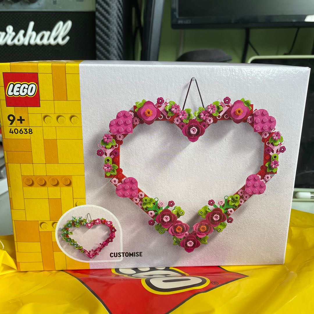 Lego Heart Ornament 40638 Valentines Collection, Hobbies & Toys