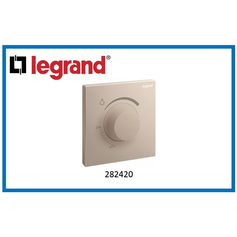 Legrand Galion Dimmer Champagne, Furniture & Home Living, Lighting