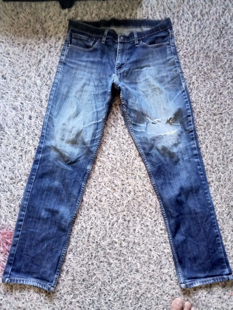 Levi's 511 Distress jeans, Men's Fashion, Bottoms, Jeans on Carousell