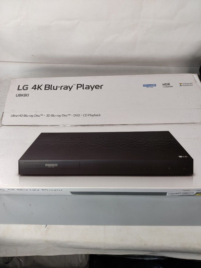 LG UBK80 BLU RAY 3D PLAYER, TV & Home Appliances, TV & Entertainment
