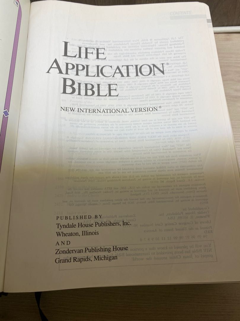 Life Application Bible NIV Bonded Leather Everything Else On Carousell Life application bible niv bonded leather everything else on carousell