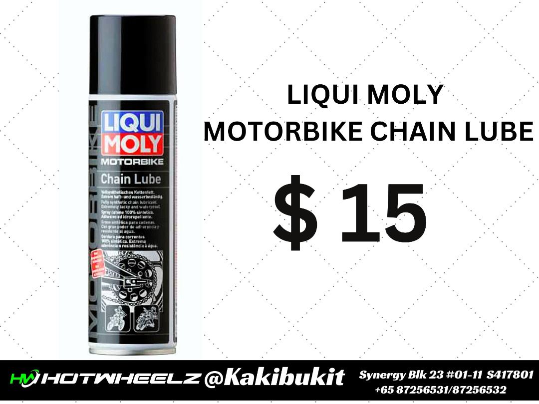 LIQUI MOLY MOTORBIKE CHAIN LUBE, Motorcycles, Motorcycle Accessories on