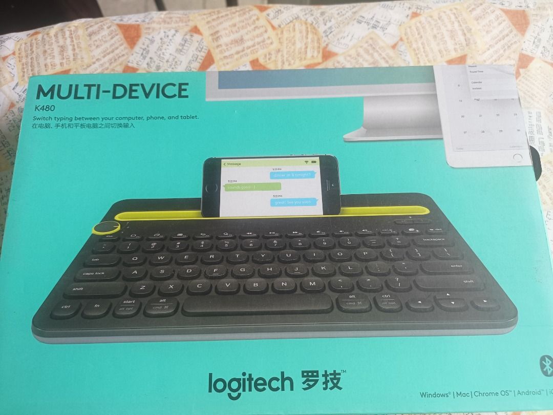 Logitech K480 Bluetooth Keyboard (Category: Computer Keyboard) located in Valenzuela. Submitted by ruth113 (Listing ID 1214385551, Image 1). Description: Logitech K480 Bluetooth Multi-Device Keyboard works with mac/android. seldom used.