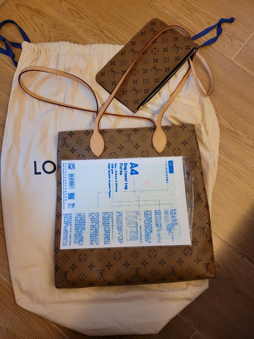 Louis Vuitton Carry It Tote Limited Edition Video Tape Reverse Monogram  Canvas Brown 22176939