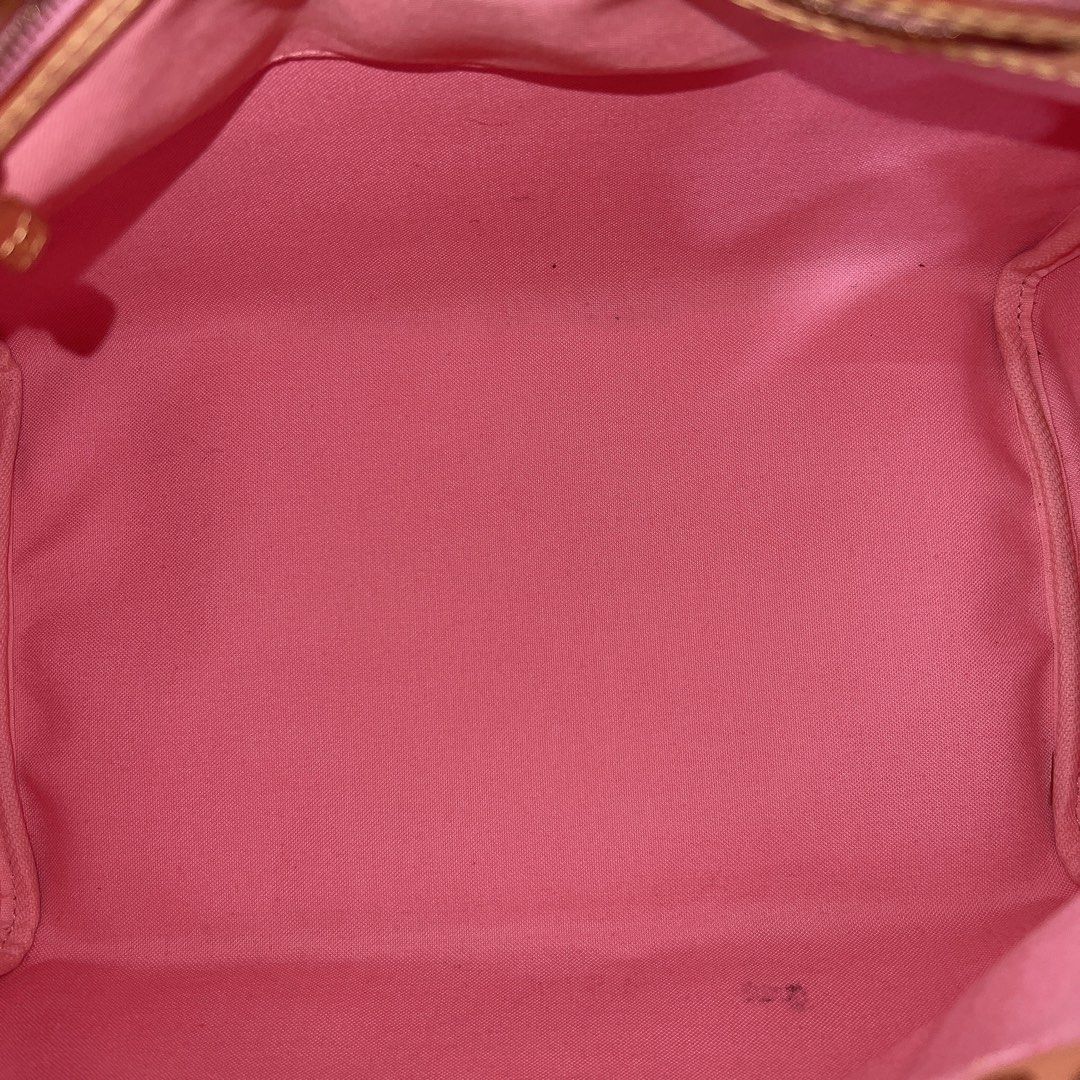 LOUIS VUITTON Monogram Jungle Dots Cosmetic Pouch Sugar Pink Poppy