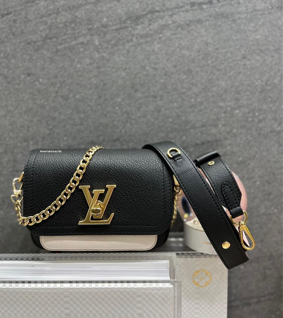 Louis Vuitton Lockme Tender Black/ Creme/ Pink in Calfskin Leather Bag,  Luxury, Bags & Wallets on Carousell