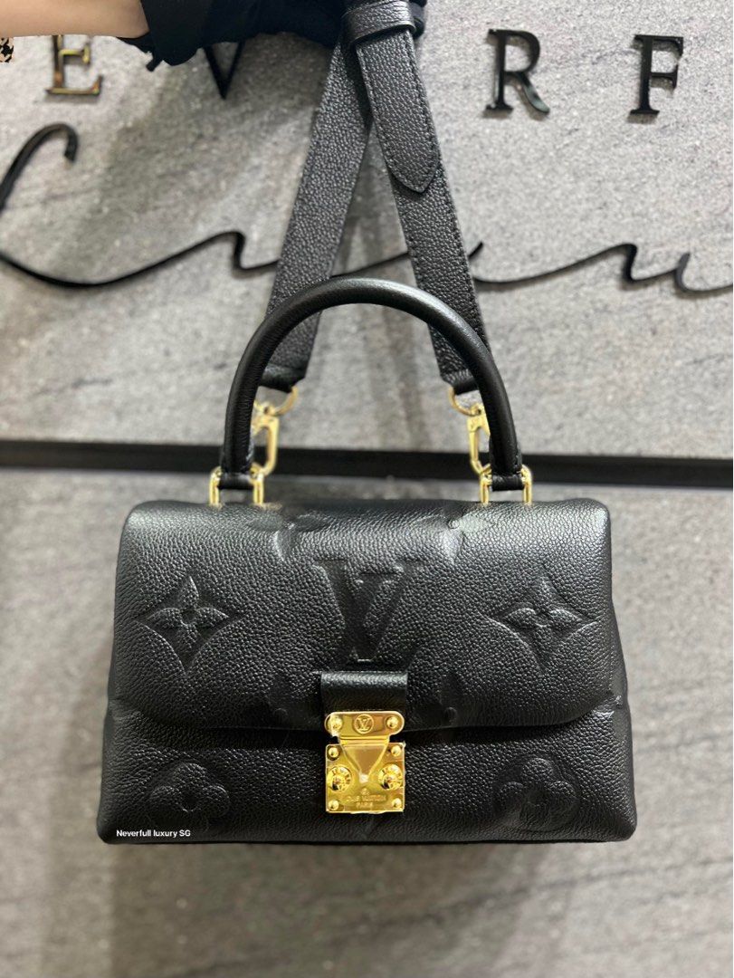 Louis Vuitton Madeleine BB (black) Spring 2023, Luxury, Bags & Wallets on  Carousell