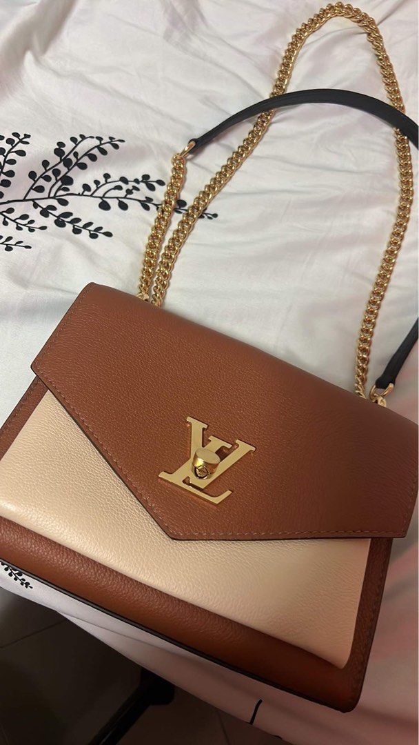 Louis Vuitton MyLockMe Chain Bag (Chataigne), Luxury, Bags