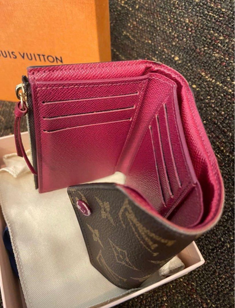 Authentic Louis Vuitton Victorine Wallet (Fuchsia Interior), Luxury, Bags &  Wallets on Carousell