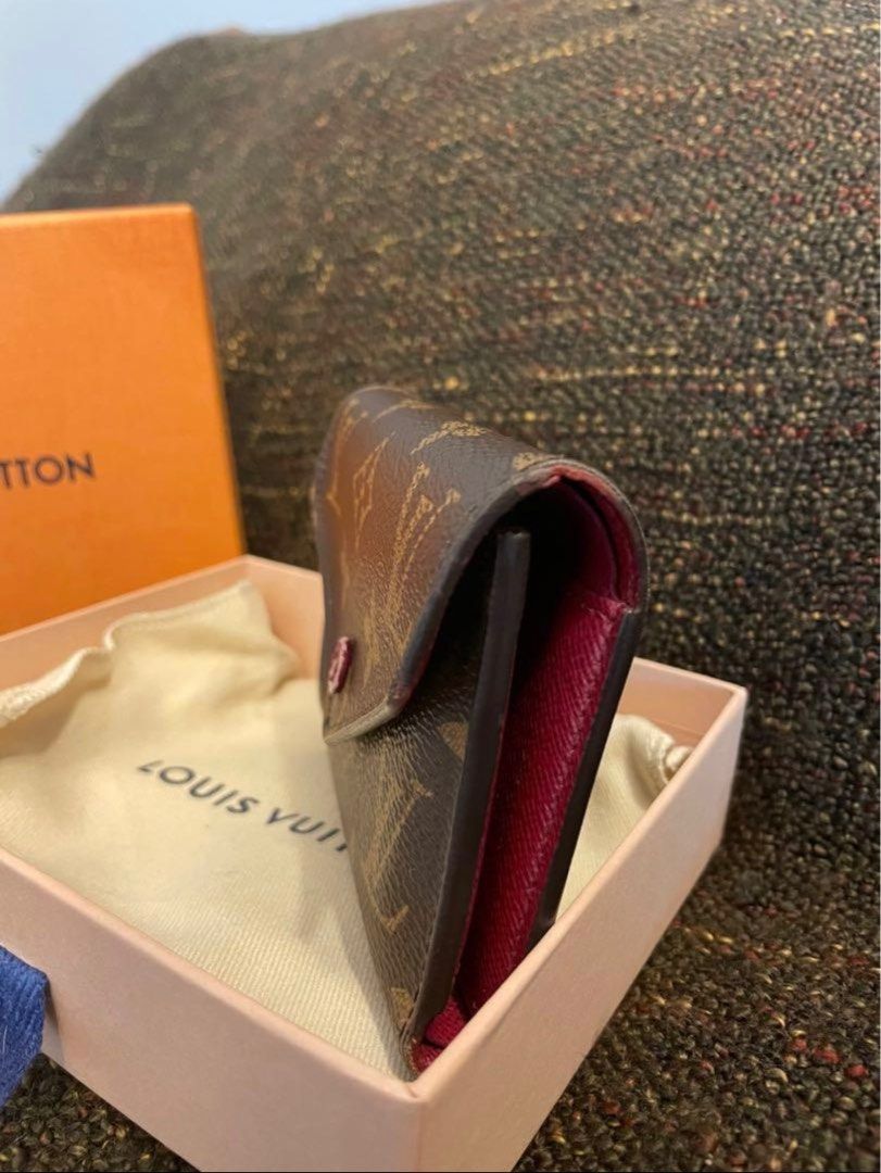 Louis Vuitton Victorine Wallet Wine Monogram Empreinte