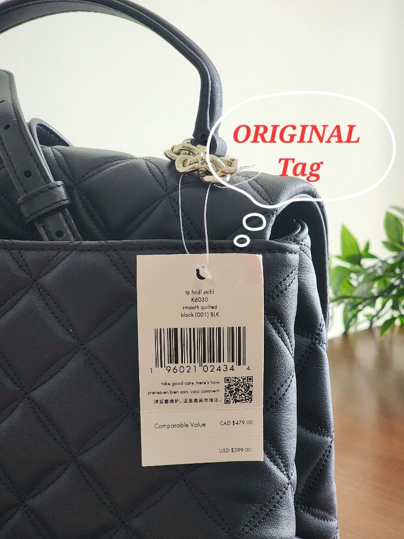 Luxuco] Free Shipping 100% Original Kate Spade Natalia Top Handle Satchel  in Black K6030, Luxury, Bags & Wallets on Carousell