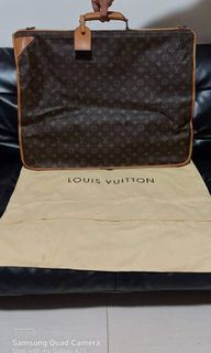LV malletier monogram garment/suit bag vintage