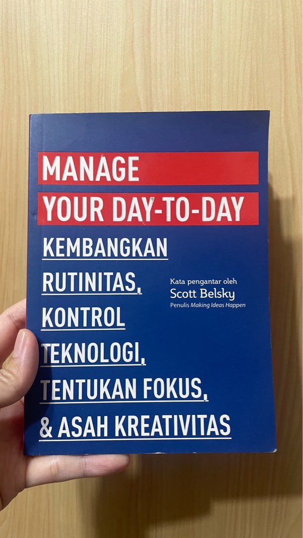 Manage your day to day, Buku & Alat Tulis, Buku di Carousell