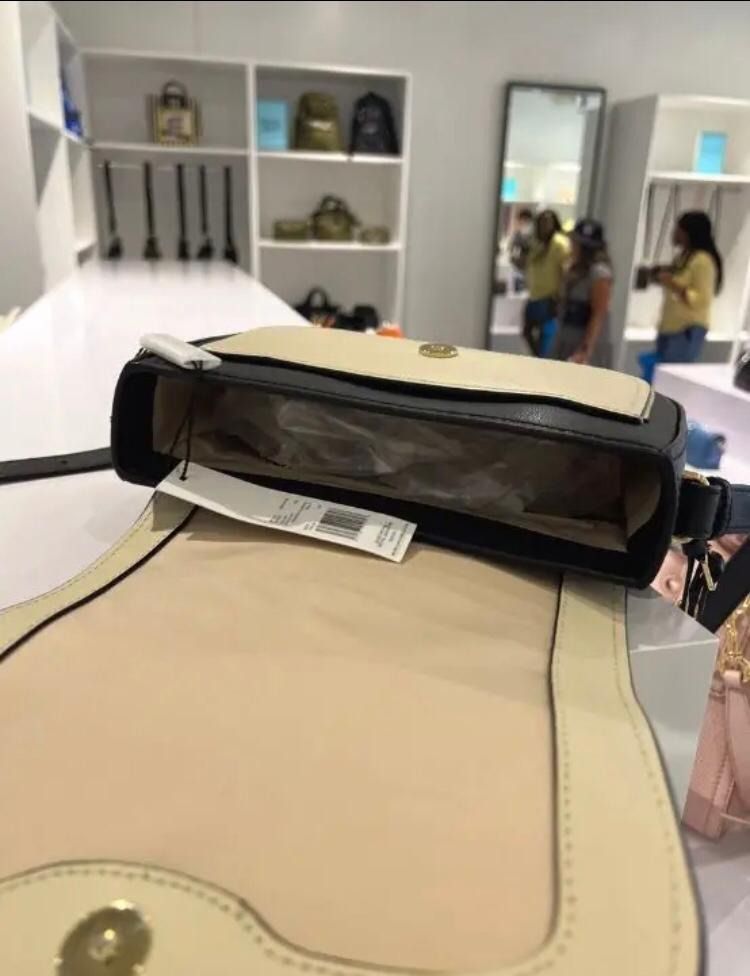 Marc Jacobs Smoked Almond Leather Rider Crossbody Bag, Women's Fashion