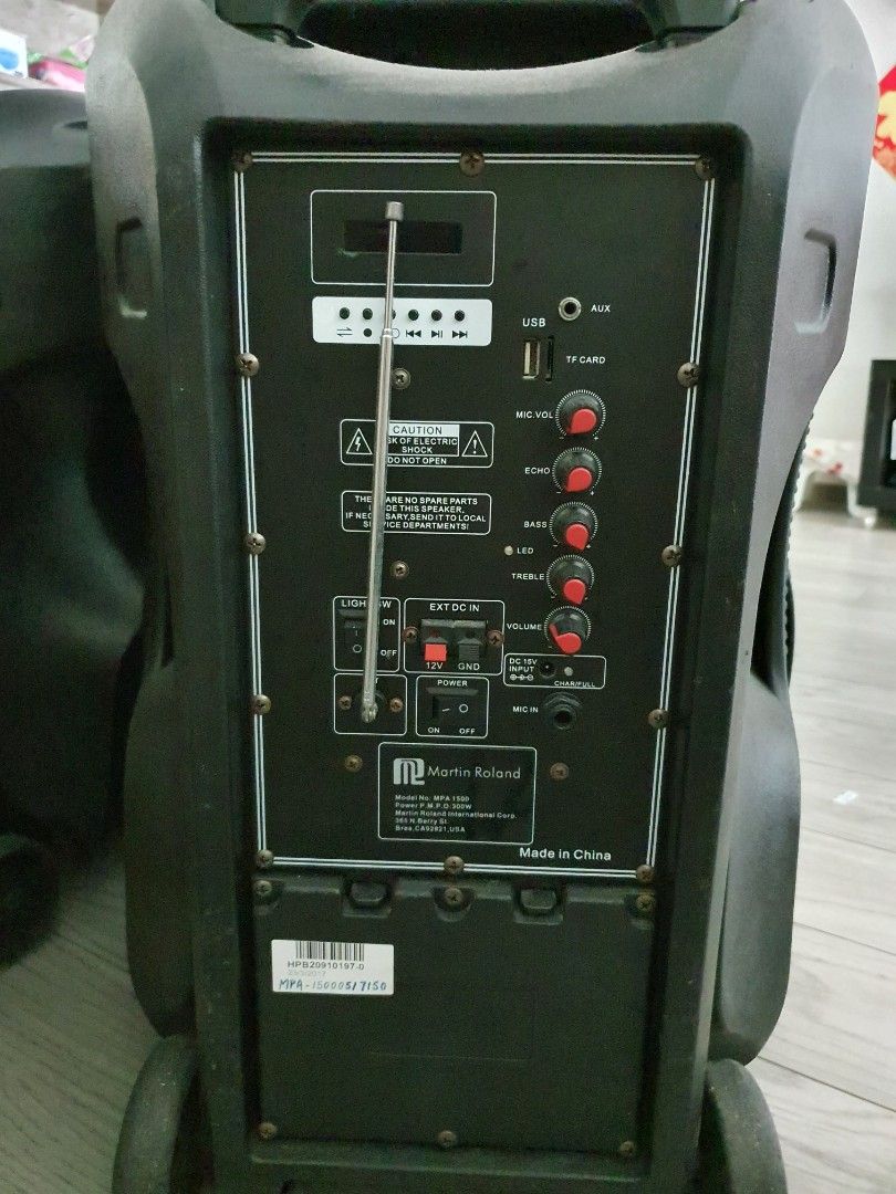 System Martin Roland Martin Roland MPA1500 Loud Speakers, Audio, Soundbars, Speakers ...
