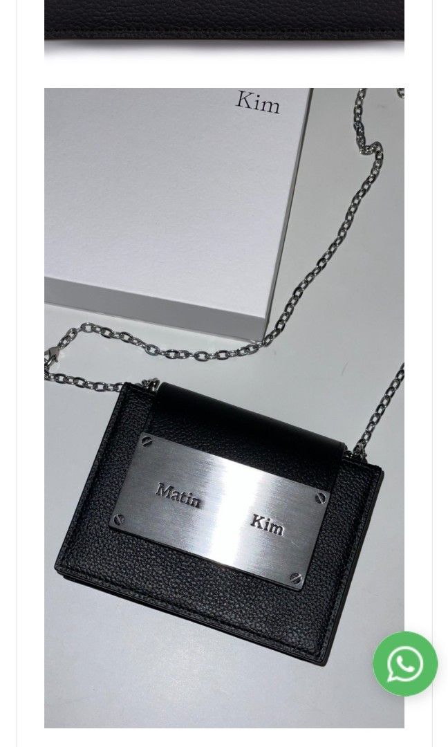 Matin Kim Accordion Mini Bag black/silver 小廢包, 女裝, 手袋及銀包