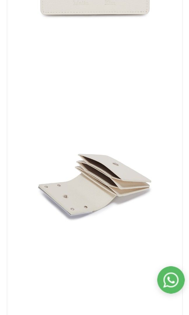 Matin Kim Accordion Wallet White 銀包卡片套card holder, 女裝 Matin Kim Accordion Wallet White 銀包卡片套card holder, 女裝
