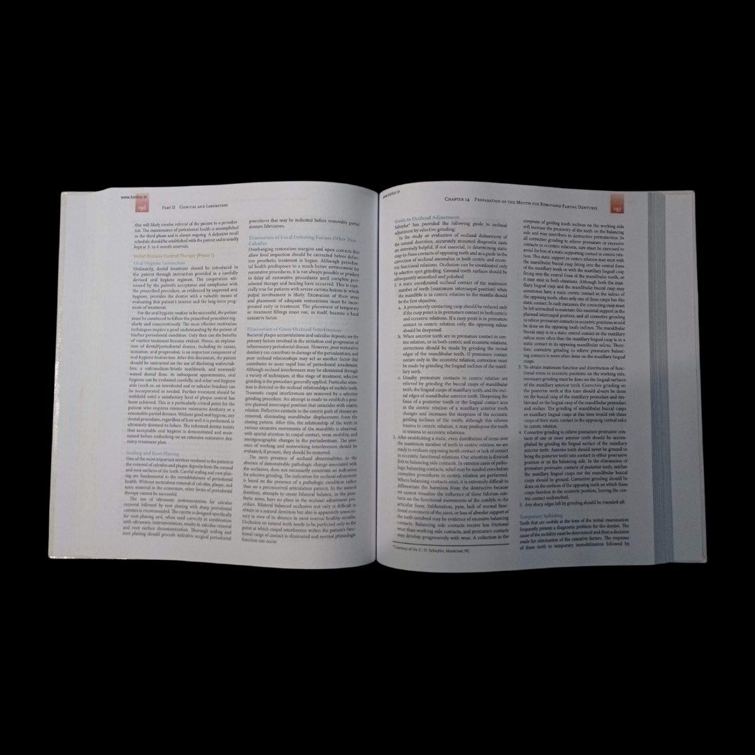 McCracken's Removable Partial Prosthodontics (13th Edition), Hobbies