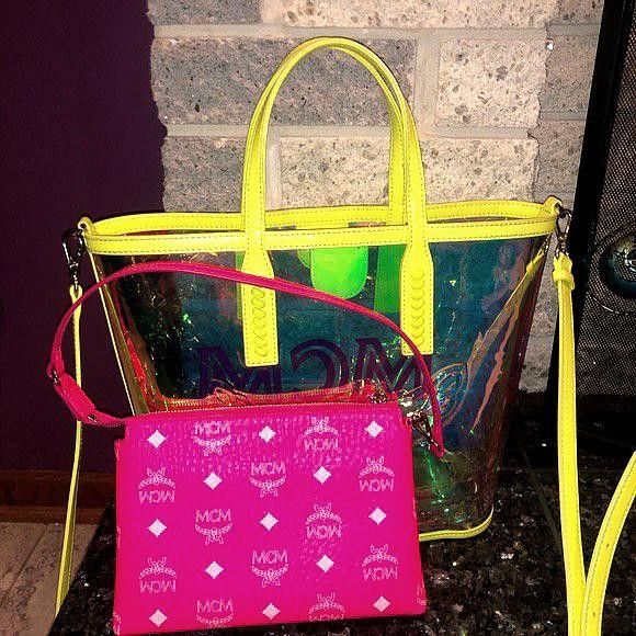 Mcm iridescent bag clearance