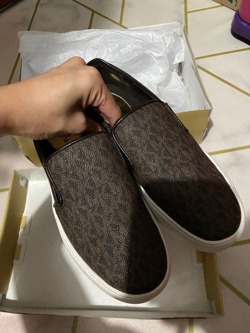 Michael kors trent slip on black new arrivals