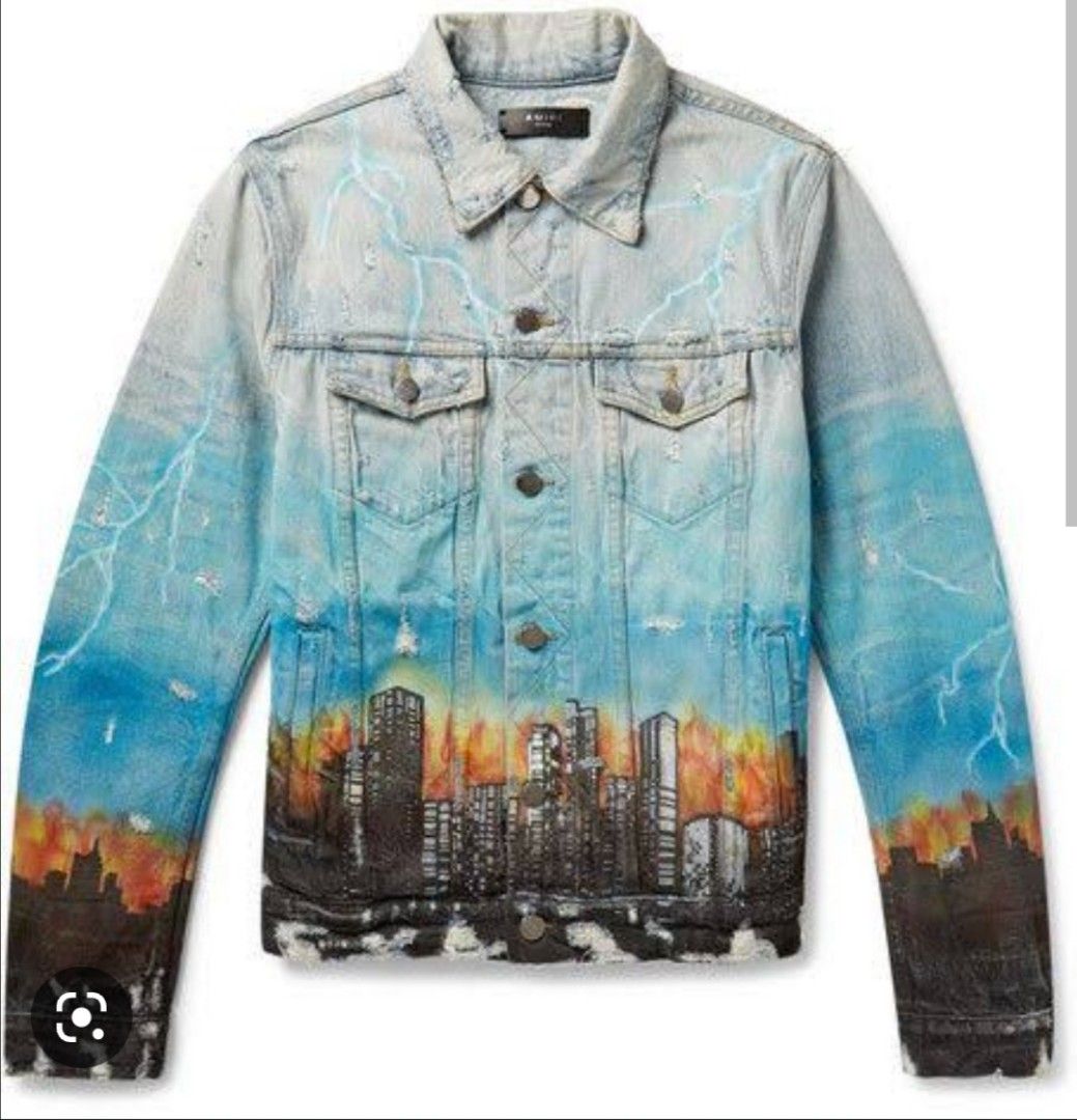 Mike amiri deals denim jacket