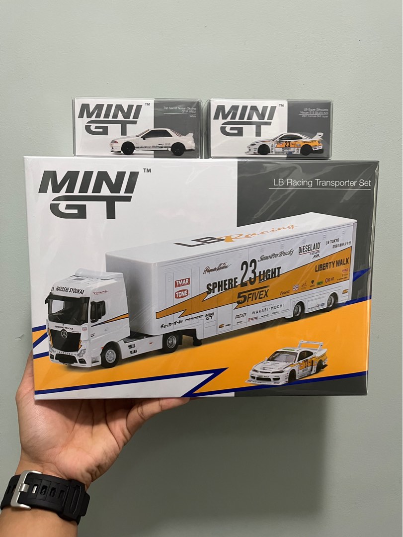 ミニカー MINI GT LB Racing Transporter Set Mini GT LBWK Liberty Walk LB Racing Transporter Set Hauler