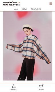 Minimatters 舞台演出格紋外套