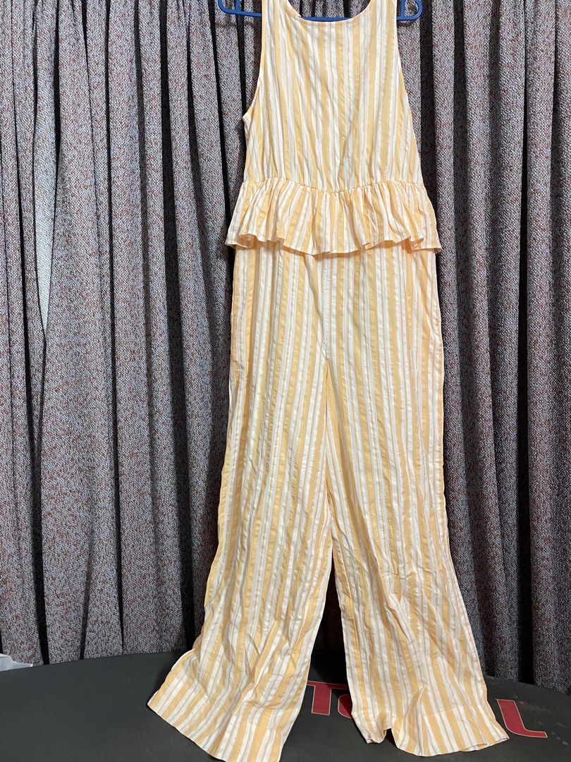 Monki frill jumpsuit