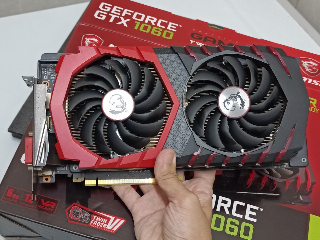 er nok udmelding Fødested 6GB (GDDR5) PCIe GTX1060 'MSI' Gaming X – ITShopThailand