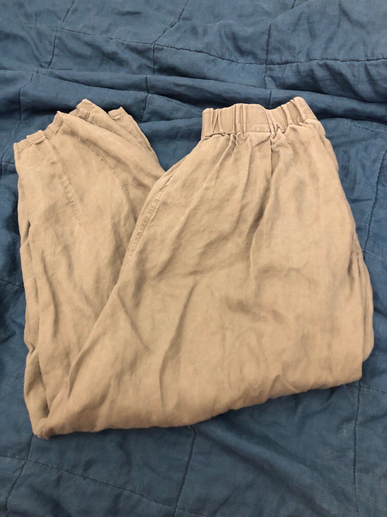 Linen hot sale balloon pants