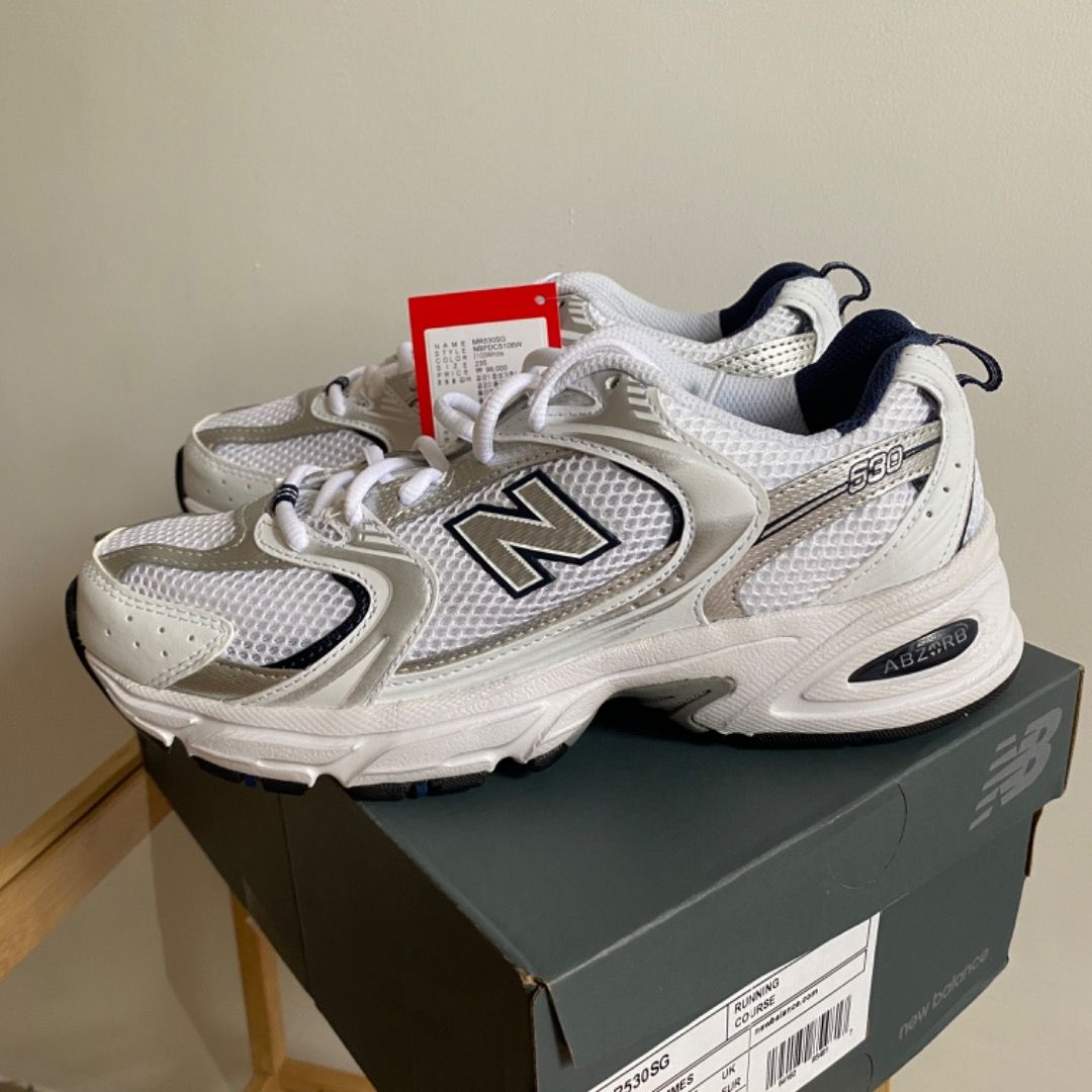 NEW BALANCE 530 MR530SG WHITE, Luxury, Sneakers & Footwear on Carousell