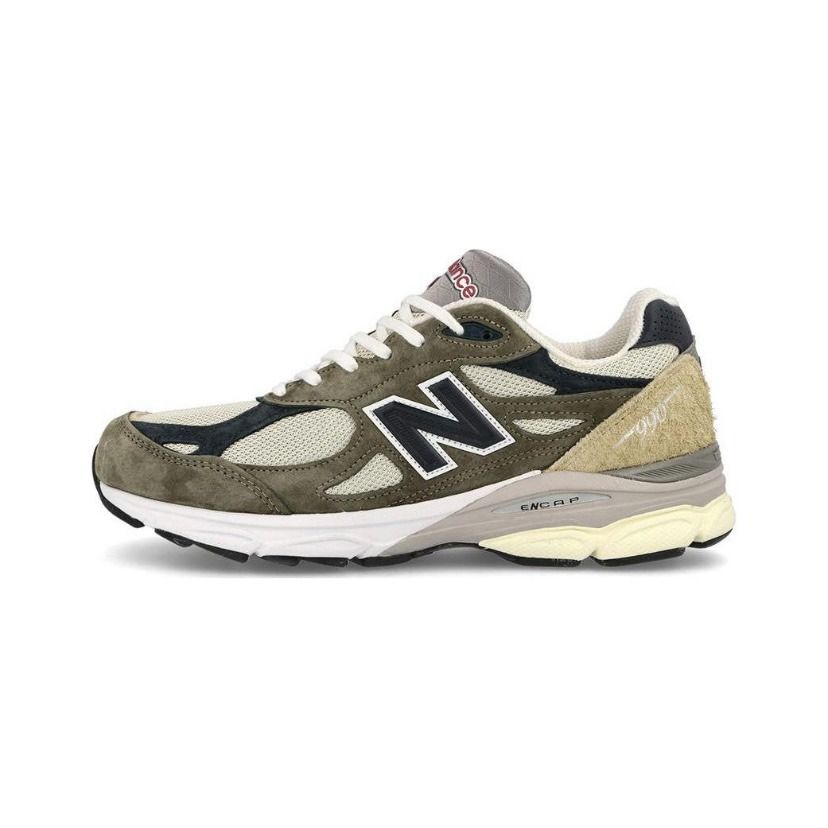 New Balance 990v3 棕綠色全尺寸22~30cm, 他的時尚, 鞋, 運動鞋在旋轉拍賣